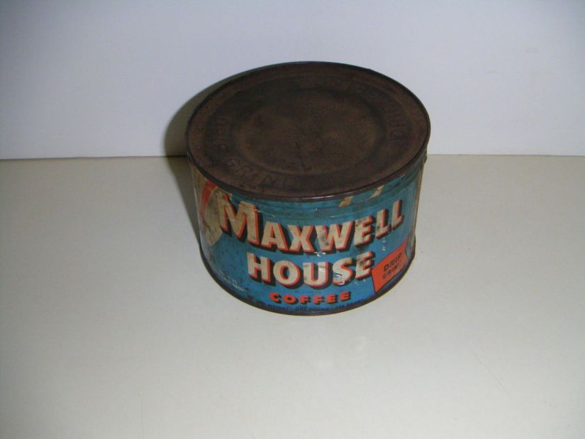 Maxwell House Coffee Can Vintage  
