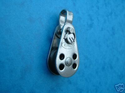 25MM STAINLESS 316 PULLEY BLOCK WITH REMOVABLE BRACKET  
