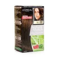 LOREAL NATURAL MATCH color creme BROWN BLACK 3W warmer  