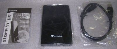 New* Verbatim SNG500GB Store n Go SuperSpeed USB 3.0 500GB Hard 