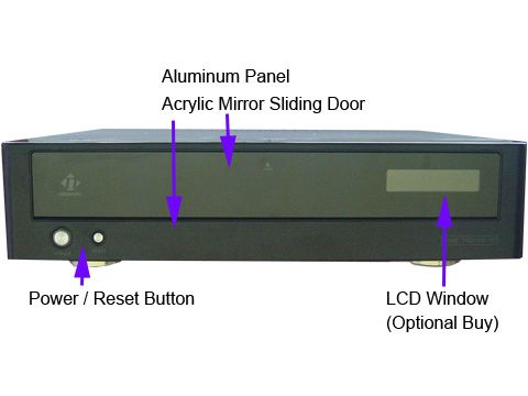   front ports for instant sharing and burning of your digital media