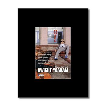 DWIGHT YOAKAM   Hillbilly Deluxe   Black Matted Mini Poster  