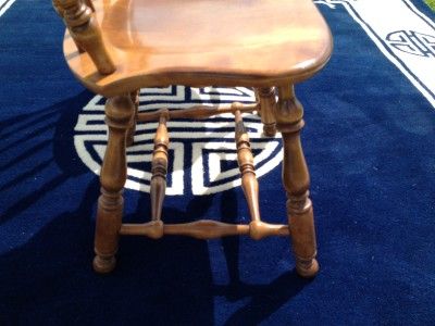 Pair Ethan Allen Side Chairs Dining Chairs Nutmeg  