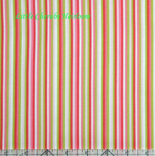 Moda Oh My Dog Stripe Pink Quilt Fabric by Yard  