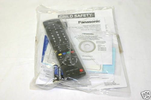 NEW PANASONIC TV REMOTE W/ OWNERS MANUAL N2QAYB000321  