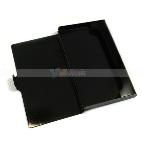 New ALUMINUM Business / Cerdit Card Case Holder Black  