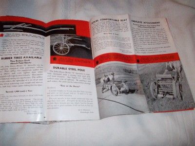 1938 John Deere Model E Horse Drawn ET Manure Spreader Brochure  