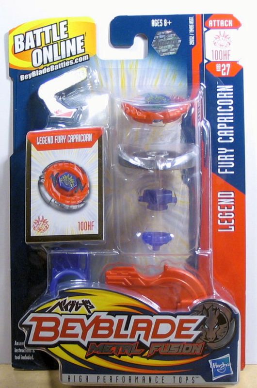 Beyblade Metal Fusion Legend Fury Capricorn BB27 NEW  