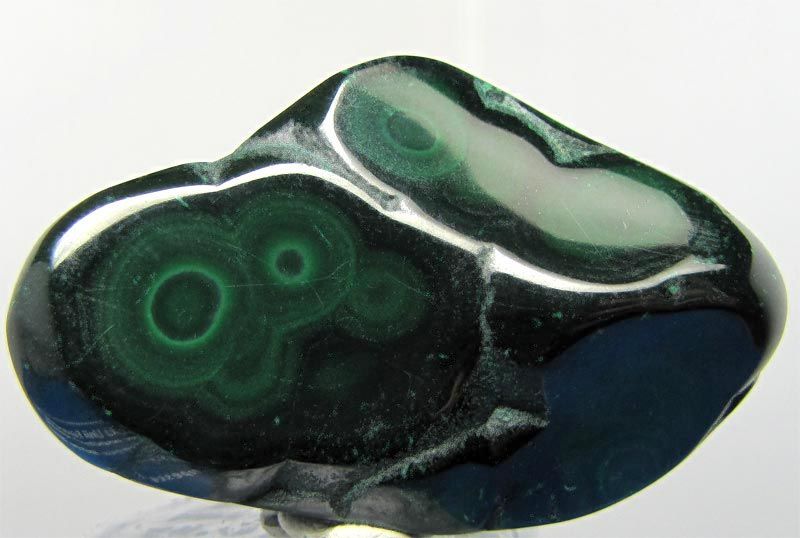 BD325   POLISHED MALACHITE   VERY NICE PATTERN  