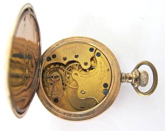 Antique10k Goldfill ELGIN Pocket Watch S6,11J, Hunter Case,RUN  