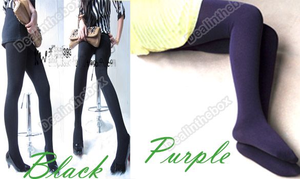 Winter Fashion Slim Fleece Tights Pantyhose Warmers Women Leggings 