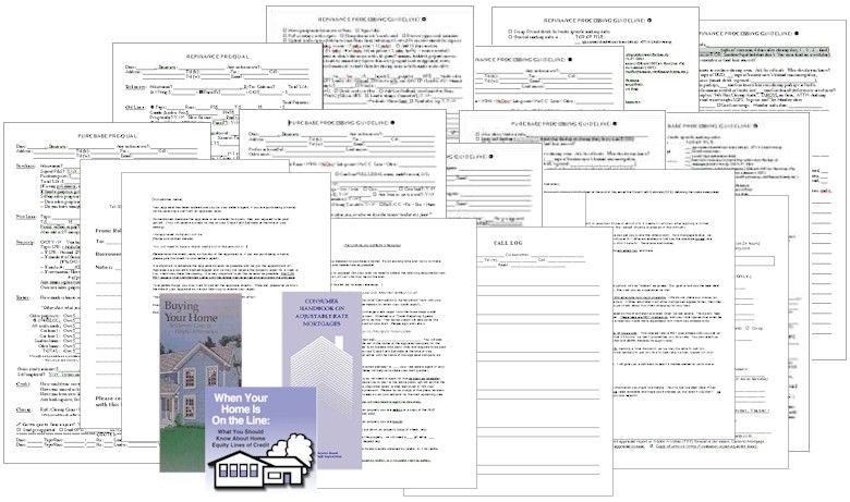 Loan Officer Mortgage Broker FHA Closing System  )  