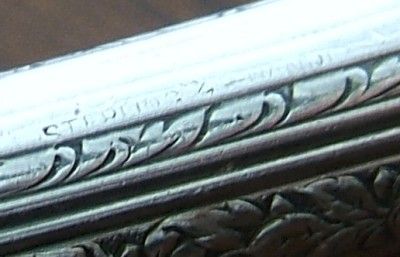   Antique Floral Repousse Letter Opener ~ Hallmarked ~ Excellent  