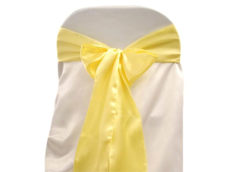 150 x Satin Chair Sash Wedding Supply   27 COLORS  