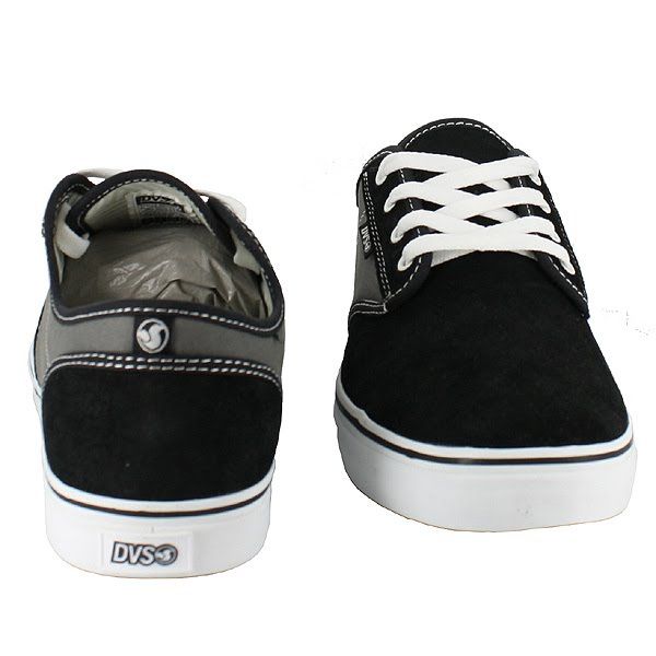 DVS RICO CT SUEDE BLACK GRAY MENS US SIZE 12, UK 11  