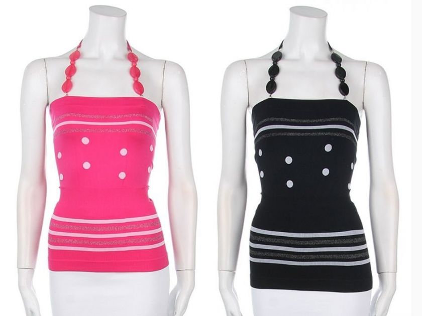 New One Size Fits All Stretchy Halter Top 9 Colors  