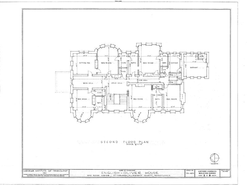 Victorian Romanesque Mansion, historic house plans  