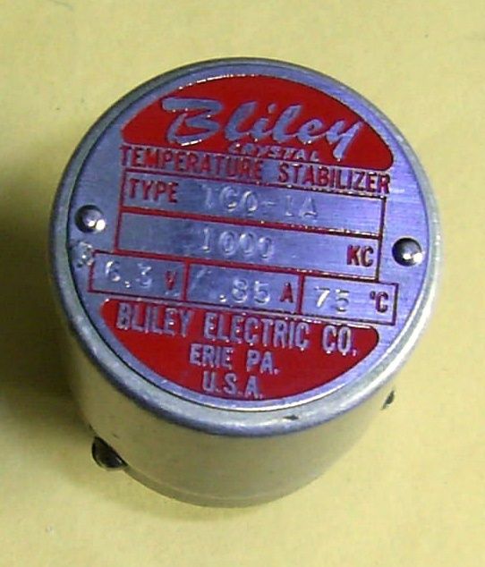 1961 VINTAGE TCO 10 BLILEY 1000KC CRYSTAL OSCILLATOR  