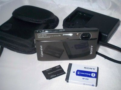 Sony Cyber shot DSC TX1 10.2MP Digital Camera Charcoal  