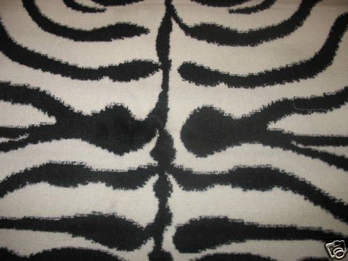 New 8 x 11 Area Rug African Zebra Skin Carpet  