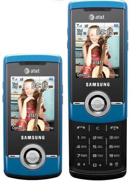 Samsung A777 ATT 3G Slider GPS Phone BLUE GREAT UNLOCK  
