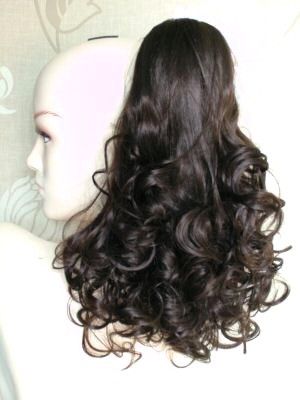 19 falling curls dark brown