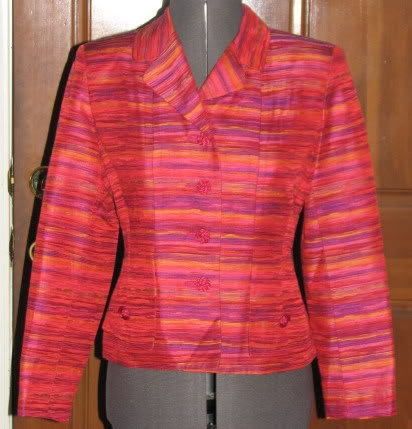 VINTAGE Ricki Freeman for Teri Jon colorful blazer  