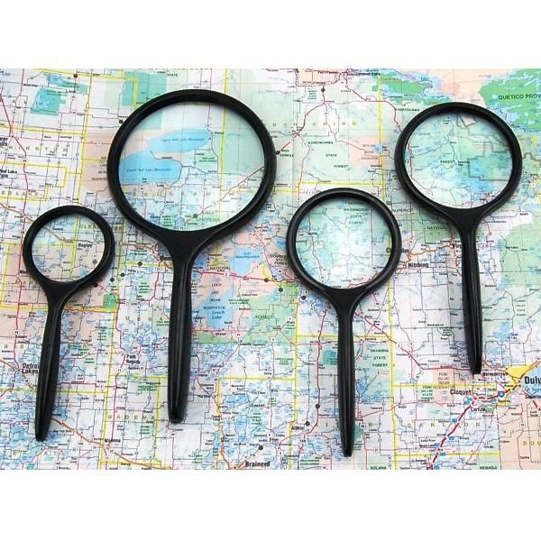 Hi Power Magnifier Glass Set 3X, 5X, 6x & 8X   Ergonomic Handles