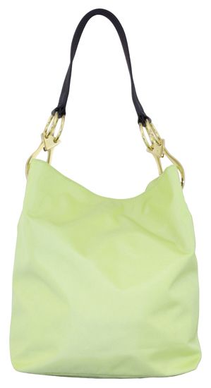 JPK Paris 75 Nylon Chunky Bucket Bag Acid Yellow New  