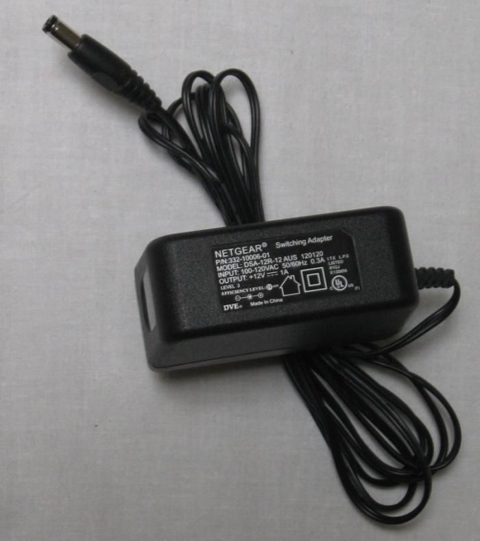 Netgear 332 10006 01 dsa 12r 12 12V 1A AC Adapter WIFI  