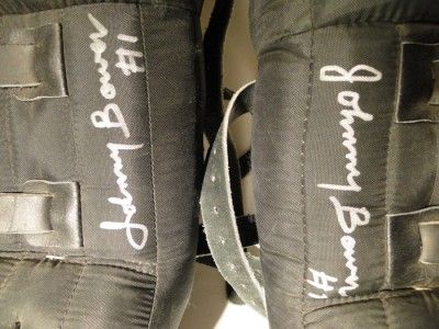   Autographed Game Used Youth Goalie Pads HOCKEY Toronto LEAFS BARONS