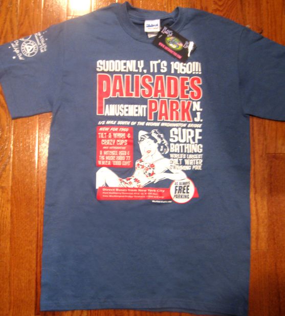 Palisades Amusement Park Retro 1960 Tee S, M, L, XL  