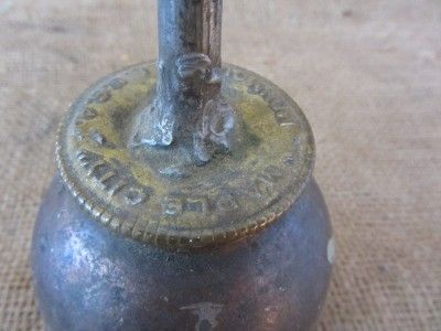   Brass Maple City Oil Can  Antique Tractor Oiler Farm Auto 6727  