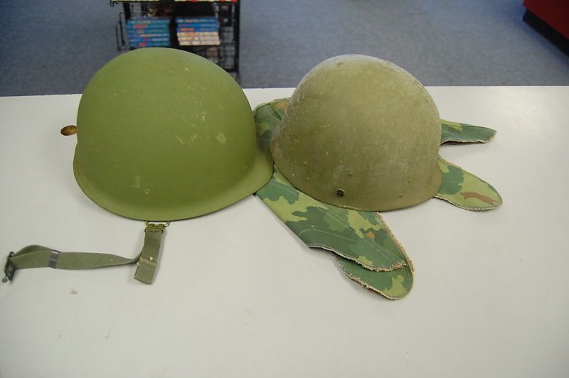 Vietnam War US Army M1 Paratroop M1C Infantry Helmet W/Liner + Cover 