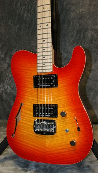 ASAT DELUXE SEMI HOLLOW CHERRYBURST NEW  