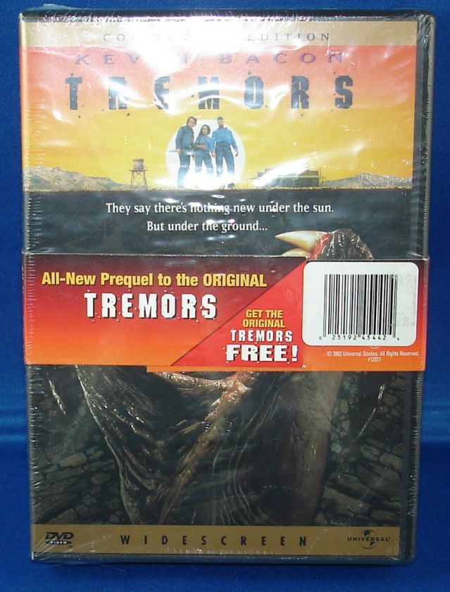 TEMORS Belly Band 2 Pack TREMORS 4 Legend Begins NEW 2 Disc DVD Set 