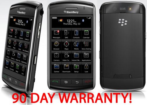 UNLOCKED BLACKBERRY STORM AT&T Touch Screen Phone 843163043206  