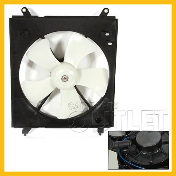   RADIATOR COOLING FAN MOTOR BLADE SHROUD ASSEMBLY 2.2L 4CYL LEFT  