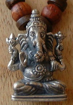 Brass Ganesh necklace