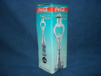 Coca Cola Coke Bottle Can Opener NIB Diner Collection JFC1 Chrome 