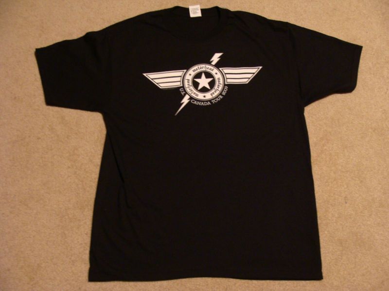 MOTORHEAD US CANADA TOUR 2009 T SHIRT XL  