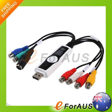 USB 2.0 Video Audio Grabber Capture Adapter Windows XP / VISTA / Win 7 