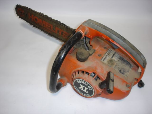 J201   Vintage VTG Homelite Textron XL Chainsaw for Parts  