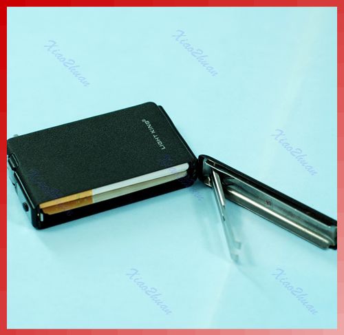 Wind Resistance Tobacco Cigar Lighter + Cigarette Case  