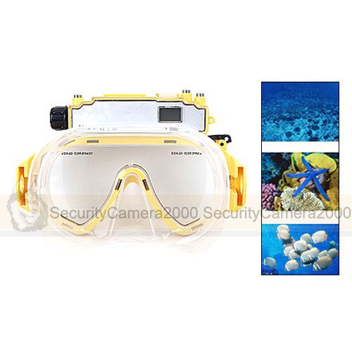 4GB, 5.0 Megapixel, CMOS, Digital Video Recorder, Camera Diving Mask