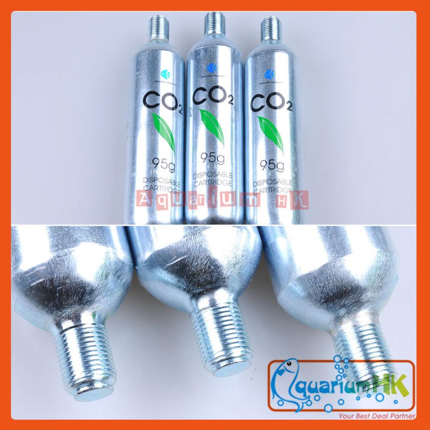 Aquarium Disposable Co2 System Cartridge Cylinder 3 pcs  