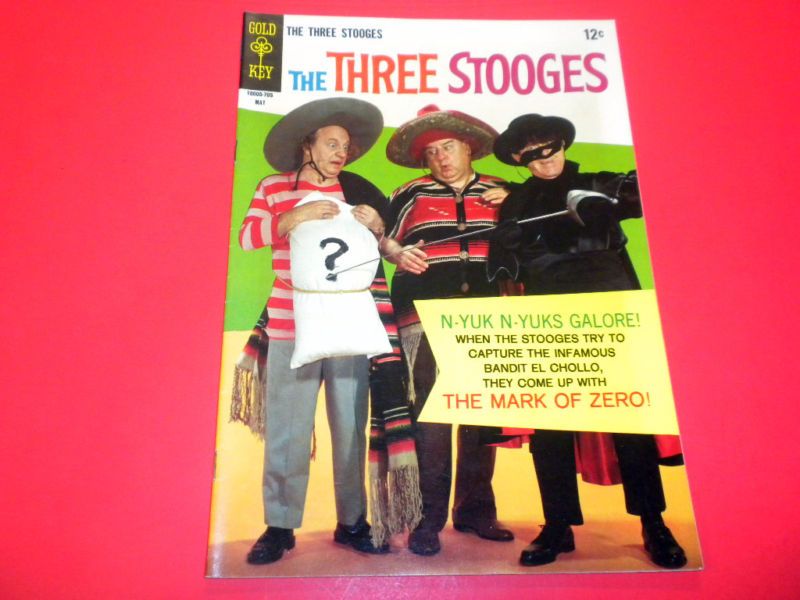 THE THREE STOOGES #34 Gold Key Comics 1967  