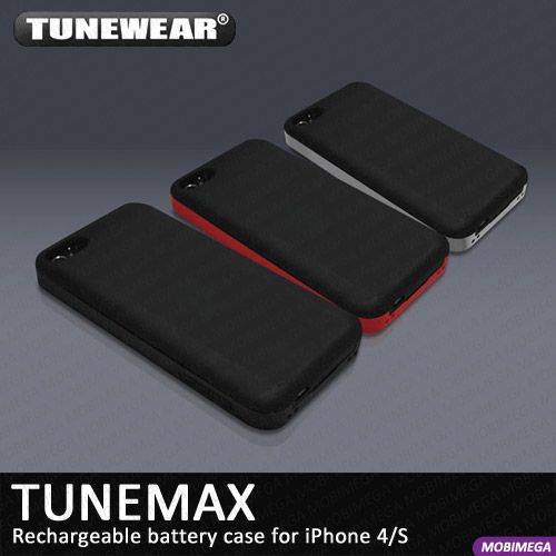   Energy Jacket 1500mAh Battery Case iPhone 4 4S 3 Colored Frames  