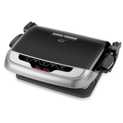 George Foreman GRP4EWS Platinum Evolve Grill with 2 Grill Plates and 2 