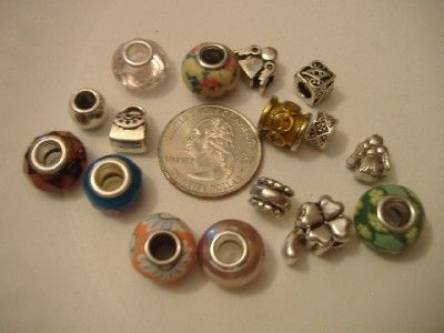 Beads~Large Hole Large Hole Bracelet Bead Mix X 15(NEW)  